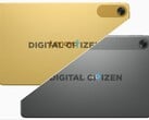 Suposto Lenovo Idea Tab Malibu Plus/Pro na cor Amarelo Cítrico (acima) e Idea Tab Malibu na cor Cinza Grafite (abaixo).