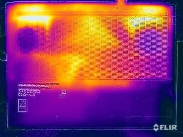 Teste de estresse de temperatura da superfície (parte inferior)