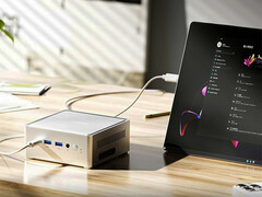 O Minisforum NAB3R vem em um único acabamento prateado no lançamento. (Fonte da imagem: Minisforum)