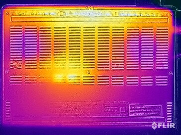 Teste de estresse de temperatura da superfície (parte inferior)