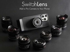 SwitchLens: A câmera funciona com diferentes lentes.