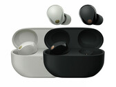 A Sony WF-1000XM5 em suas duas cores de lançamento. (Fonte da imagem: Roland Quandt - editado)