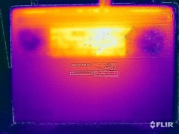 Teste de estresse de temperatura da superfície (parte inferior)