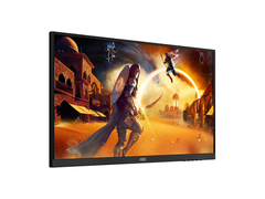O Q27G4K/S da AOC (foto) tem um revestimento antirreflexo fosco. (Fonte da imagem: Display Specifications)