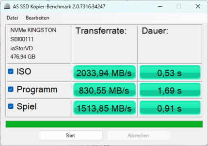 Copiar benchmark