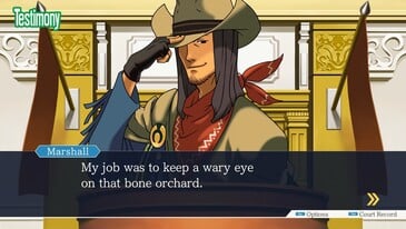 Testemunho no jogo Phoenix Wright: Ace Attorney Trilogy (Fonte da imagem: Steam)