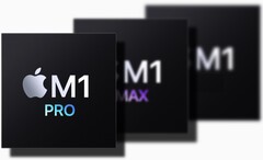 O Apple M1 Pro SoC vem com uma peça de CPU de 8 núcleos ou com um componente de CPU de 10 núcleos. (Fonte de imagem: Apple - editado)