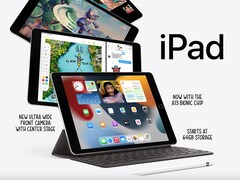 O Walmart já baixou o preço do 2021 Apple iPad para US$299 (Imagem: Apple)