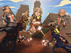 O Dice Gambit é um RPG de estratégia estilizado misturado com uma pitada de humor. Na foto, uma das artes da capa do jogo. (Fonte da imagem: GameTrailers no YouTube/Dice Gambit) 