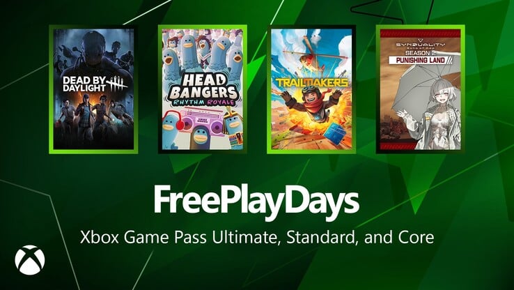 A lista de jogos disponíveis para FreePlayDays. (Fonte da imagem: Xbox Wire)