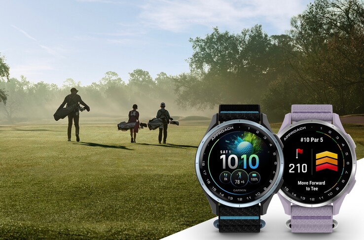 O smartwatch Garmin Approach J1 está disponível em duas cores. (Fonte da imagem: Garmin)