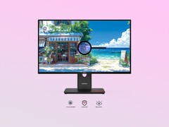 O NaturaSynth Display usa um polarizador circular, que, segundo pesquisas, pode ser mais agradável aos olhos. (Fonte da imagem: Lenovo)