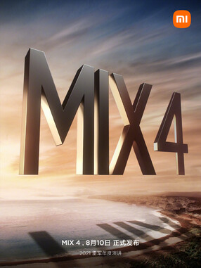 Mi Mix 4 em 10 de agosto. (Fonte da imagem: Xiaomi)