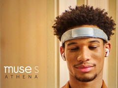 A faixa de cabeça Muse S Athena rastreia o funcionamento do seu cérebro para ajudar a melhorar o sono, o desempenho e o bem-estar por meio de biofeedback. (Fonte da imagem: Muse)