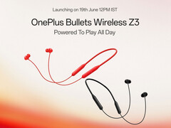 O OnePlus Bullets Wireless Z3 (na foto) será lançado como sucessor do OnePlus Bullets Wireless Z2 de 2022. (Fonte da imagem: OnePlus)