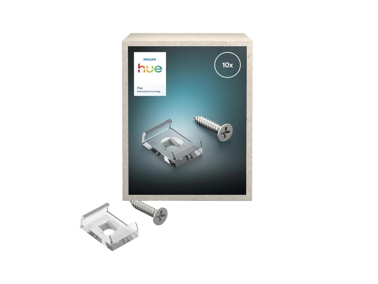 O suporte Philips Hue Flux para montagem em 10x. (Fonte da imagem: Philips Hue via OBI)