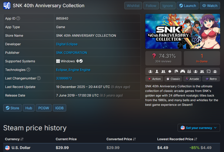 (Fonte da imagem: SteamDB)