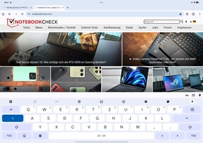 Oppo Pad 4 Pro: Teclado padrão