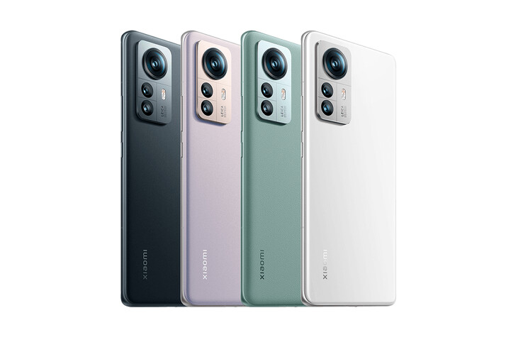 O Xiaomi 12S Pro em suas quatro opções de cores. (Fonte da imagem: Xiaomi)