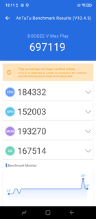 Teste de desempenho AnTuTu 10 (Fonte da imagem: Captura de tela - Sergey Tarasov - Notebookcheck)