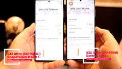 Galaxy S22 Ultra - 3DMark Wild Life Extreme. (Fonte: Erdi Özüağ no YouTube)