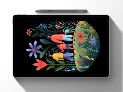 Uma webcam orientada para paisagem está escondida em uma das últimas imagens teaser do Xiaoxin AI Tablet Pro GT da Lenovo. (Fonte da imagem: Lenovo)