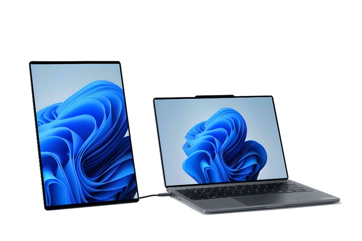 Conceito de IA do ThinkBook Modular da Lenovo que vazou.