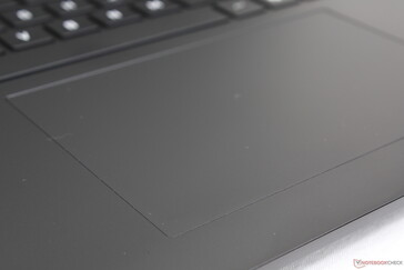 Clickpad grande com deslocamento superficial