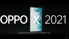 A OPPO X 2021 é novamente provocada. (Fonte: YouTube)