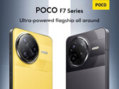 O Poco F7 Pro e o Poco F7 Ultra podem ser acompanhados por um terceiro smartphone da série Poco F7 ainda nesta temporada. (Fonte da imagem: Xiaomi - editado)
