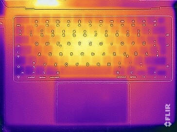 Teste de estresse de temperatura da superfície (parte superior)