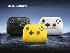 O 8BitDo Ultimate 2 Bluetooth agora está disponível em três cores. (Fonte da imagem: 8BitDo & Aknes)