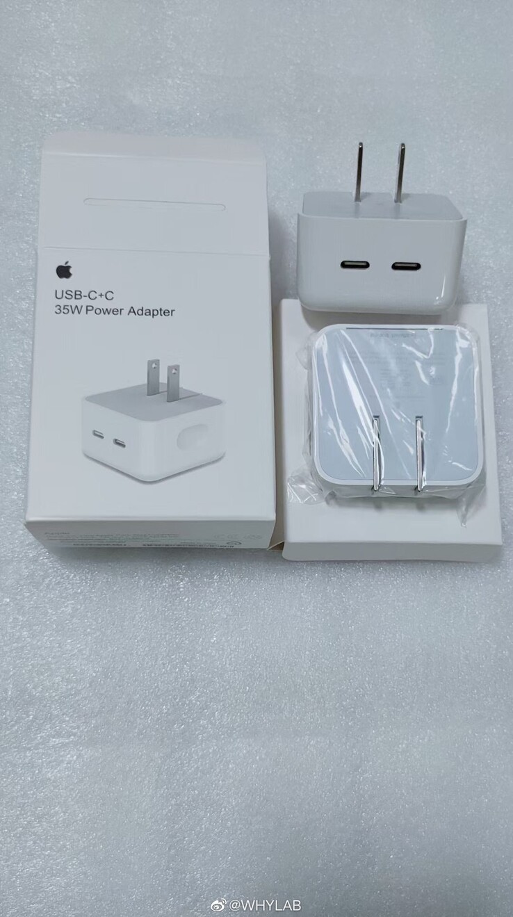 O "novo Apple Power Adapter" tem uma falha sutil, mas potencialmente significativa. (Fonte: WHYLAB via Weibo)