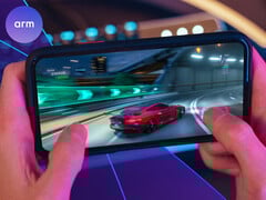 A partir de 2026, as GPUs ARM virão com aceleradores de classe NPU para alimentar o NSS. Na foto: um telefone executando um jogo para celular. (Fonte da imagem: ARM)