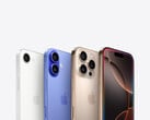Imagem promocional exibindo as câmeras de todas as variantes do iPhone 16 contra um fundo cinza. (Fonte da imagem: Apple)