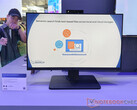 O Asus ExpertCenter P600 AiO pode ser configurado com uma CPU com NPU de até 50 TOPs. Na foto: o modelo de 27 polegadas. (Fonte da imagem: Notebookcheck)