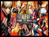 Arte promocional oficial de Fatal Fury: City of the Wolves.