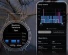 A versão beta 24.04 da Garmin soluciona problemas com a nova ferramenta de variações de respiração (na foto) para alguns smartwatches Forerunner. (Fonte da imagem: Garmin)