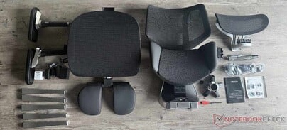 O conteúdo completo da embalagem do Hbada X7