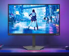 O 25M4P5200T tem um ecrã IPS de 24,5 polegadas. Na imagem: fotografia promocional editada que mostra a parte frontal do monitor de gaming.