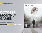 Banner dos jogos gratuitos do PlayStation Plus para outubro (Fonte da imagem: Sony PlayStation, Konami com edições)