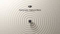 A página do evento da DJI mostra um pequeno objeto parecido com um cubo no meio, que possivelmente é o Mic Mini. (Fonte da imagem: DJI)