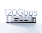 O novo dock tem o controlador JHL9480. Na foto: uma imagem promocional com a vista frontal da estação de acoplamento Thunderbolt 5.