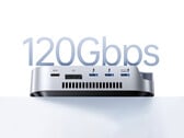 O novo dock tem o controlador JHL9480. Na foto: uma imagem promocional com a vista frontal da estação de acoplamento Thunderbolt 5.