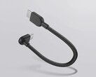 O cabo USB-C para USB-C trançado 3A da Xiaomi (10 cm) (na foto) será lançado globalmente. (Fonte da imagem: Xiaomi)