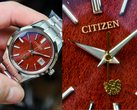 A uma distância macro, as fibras individuais do Citizen AQ4100-65X são bastante tridimensionais.