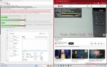 O LatencyMon indica pequenos problemas de DPC, mas, fora isso, não há perda de quadros durante a reprodução de vídeo em 4K a 60 Hz
