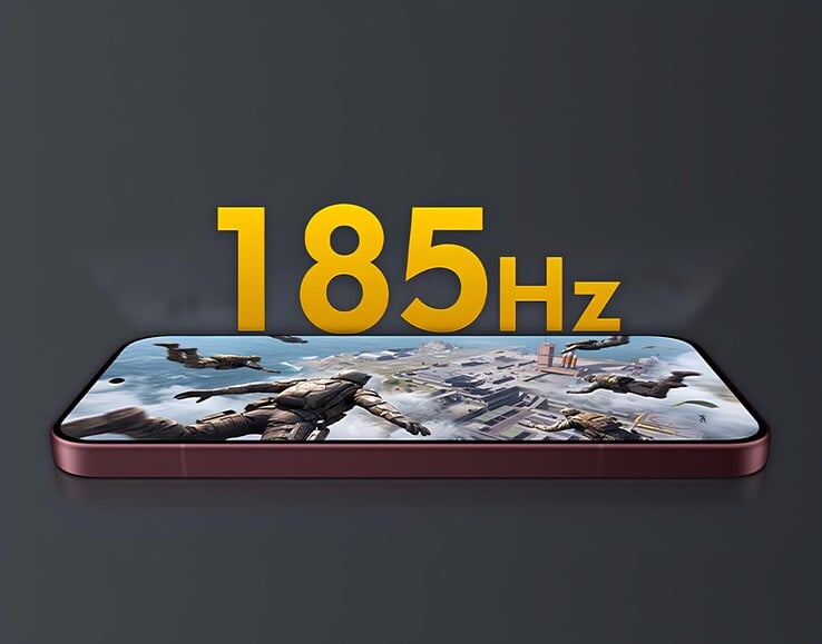 Ambos os celulares possuem telas AMOLED HyperRGB de 185 Hz, e a POCO afirma que é possível atingir até 185 FPS em jogos selecionados.