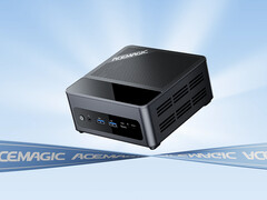 O preço de pré-venda do F5A começa em US$ 639 com o código de desconto ACEFANF5A. Na foto: uma imagem promocional do mini PC. (Fonte da imagem: Acemagic)