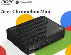 A Acer apresenta o Chromebox Mini como uma solução de mini PC para sinalização digital (Fonte da imagem: ChromebookLive)
